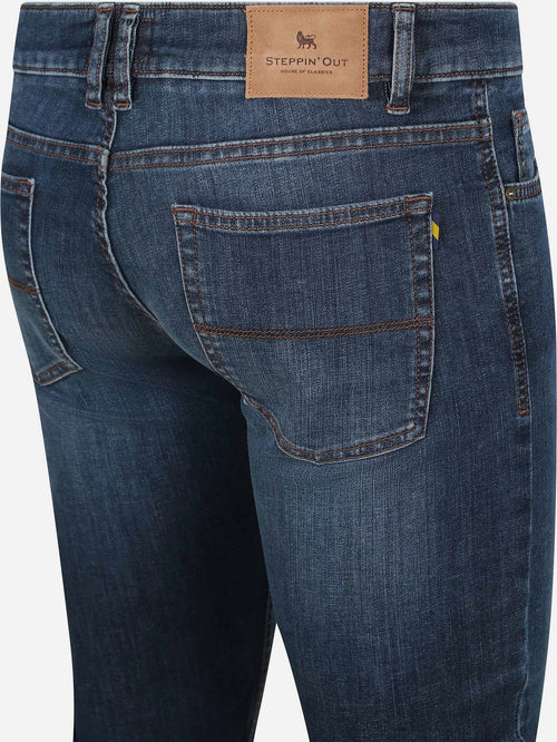 Jeans new russel medium denim blauw