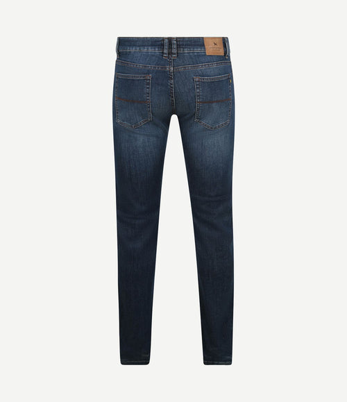 Jeans new russel medium denim blauw