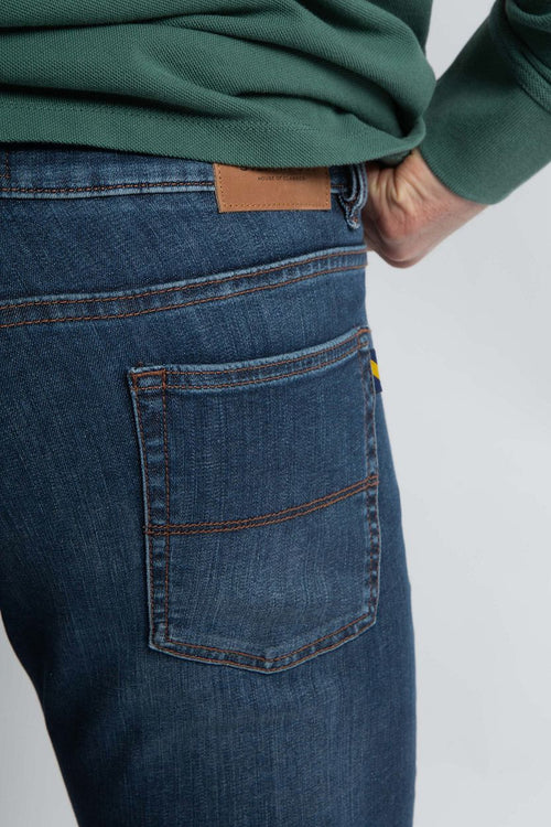 Steppin' Out jeans new russel medium denim blauw | Slim-fit