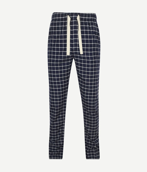 Steppin' Out loungebroek ruit donkerblauw | Regular-fit