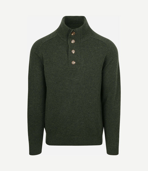 Mocker trui lamswol groen