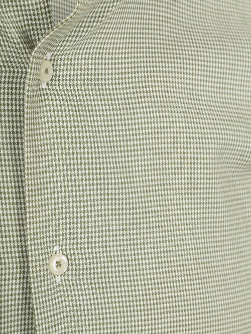Overhemd flanel pepita groen