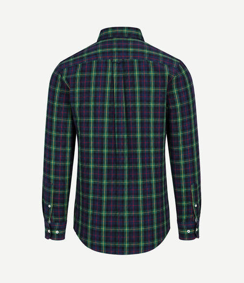 Overhemd tartan ruit multicolour