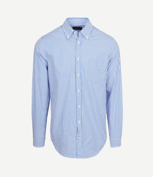 Overhemd big stripe blauw