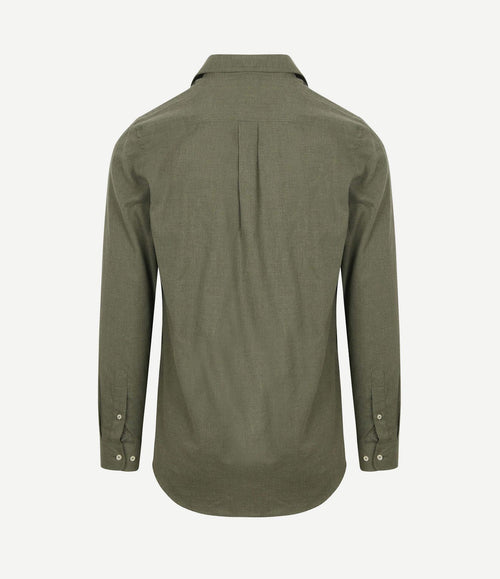 Overhemd flanel olive