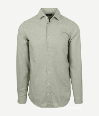 Steppin' Out overhemd flanel pepita groen | Slim-fit