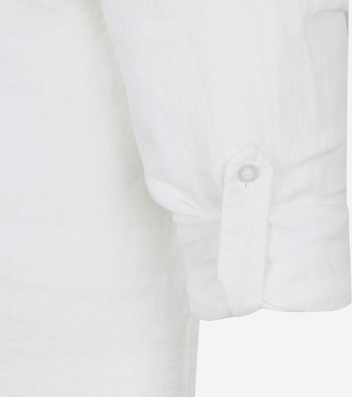 Steppin' Out overhemd linnen wit | Regular-fit