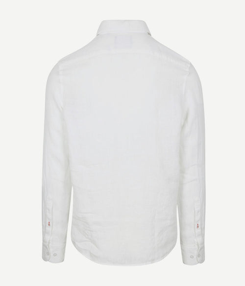 Steppin' Out overhemd linnen wit | Regular-fit