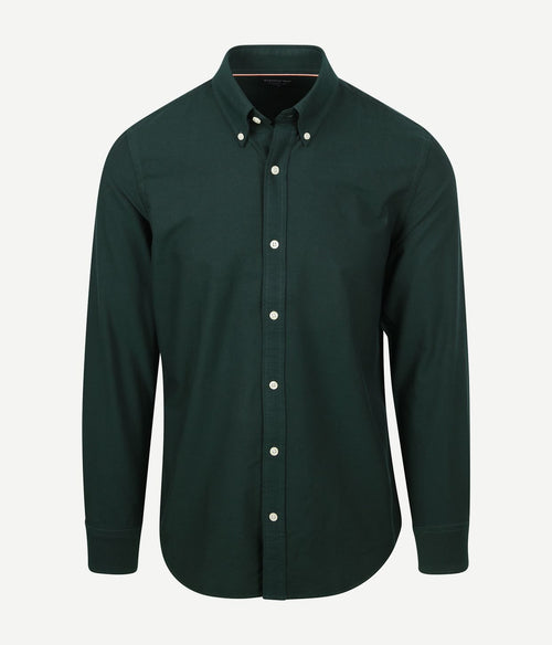 Steppin' Out overhemd Oxford donkergroen | Regular-fit