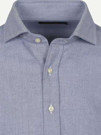 Steppin' Out overhemd Oxford lichtblauw | Regular-fit