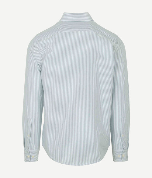 Steppin' Out overhemd Oxford streep lichtgroen | Regular-fit