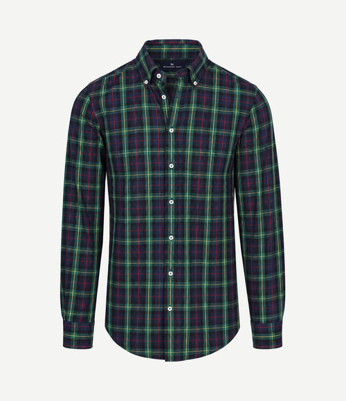 Overhemd tartan ruit multicolour