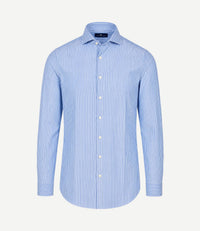 Oxford overhemd stripe blauw