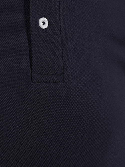 Polo piqué donkerblauw