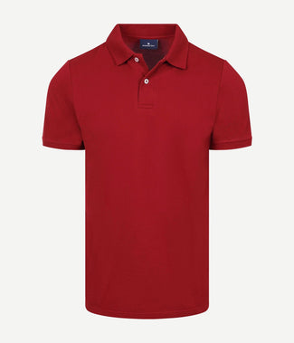 Polo piqué bordeaux