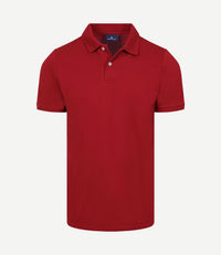 Polo piqué bordeaux