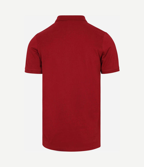 Polo piqué bordeaux
