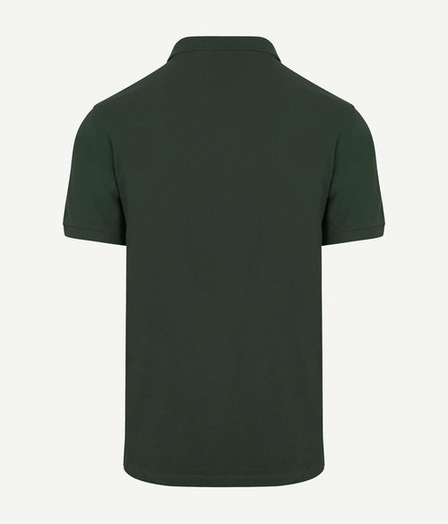 Steppin' Out polo piqué classic donkergroen | Regular-fit