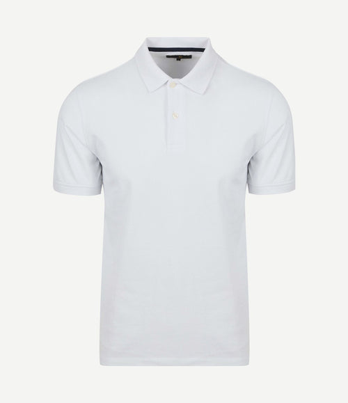 Polo piqué classic wit