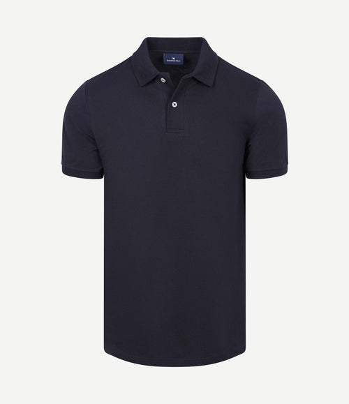 Polo piqué donkerblauw