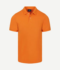 Polo piqué oranje