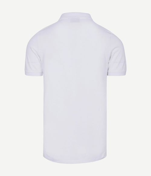 Polo piqué wit