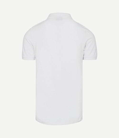 Polo piqué wit