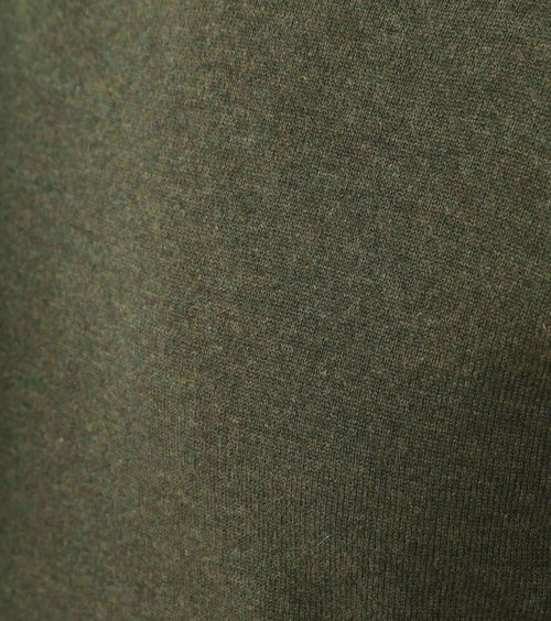 Steppin' Out pullover v-hals merinowol olijfgroen | Regular-fit