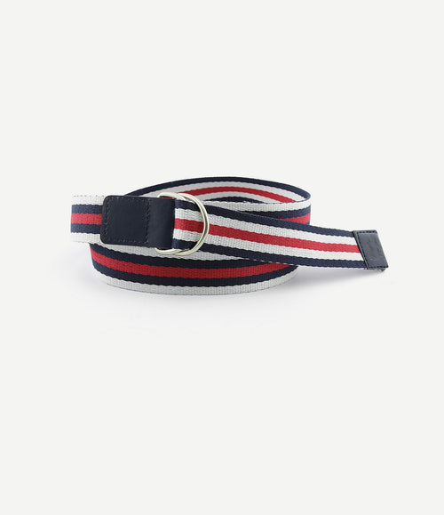 Tape riem streep rood donkerblauw