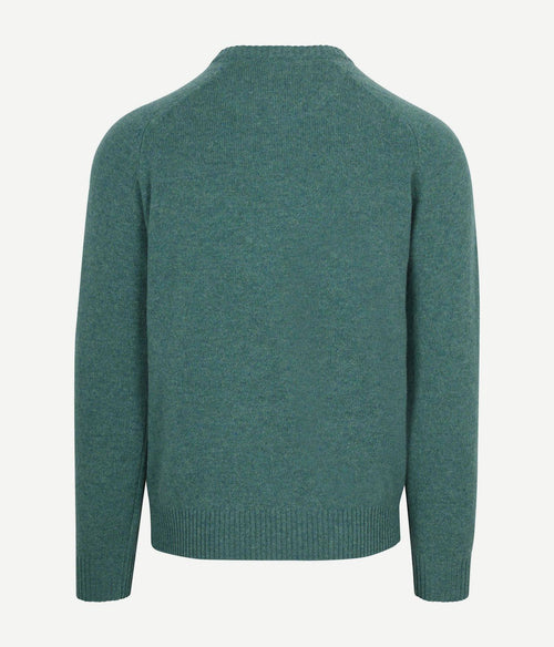 Steppin' Out trui lamswol aqua groen | Regular-fit