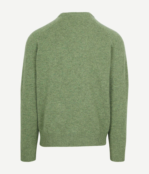 Steppin' Out trui lamswol groen | Regular-fit