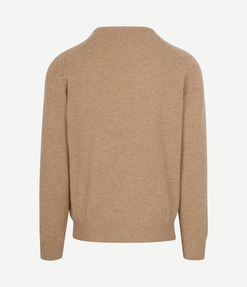 Trui lamswol beige