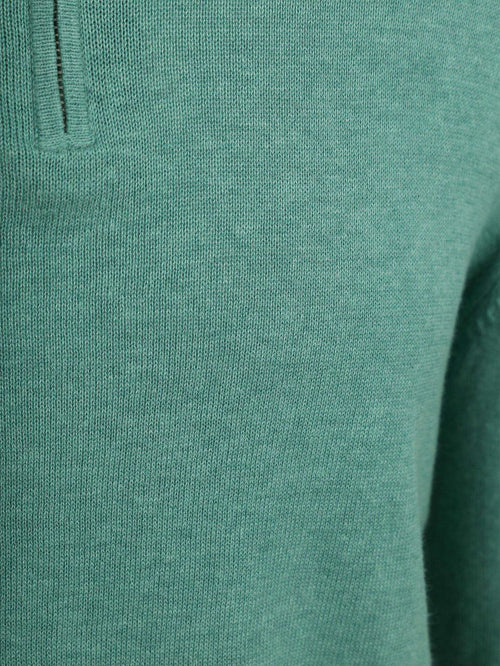 Half-zip trui colin groen