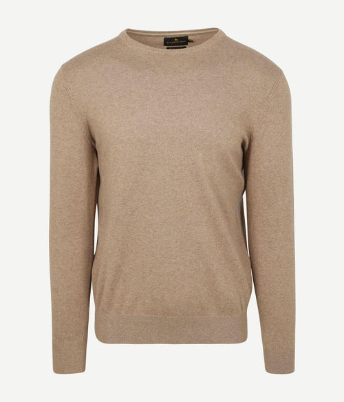 Steppin' Out trui cotton cashmere camel | Regular-fit