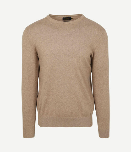 Trui cotton cashmere camel