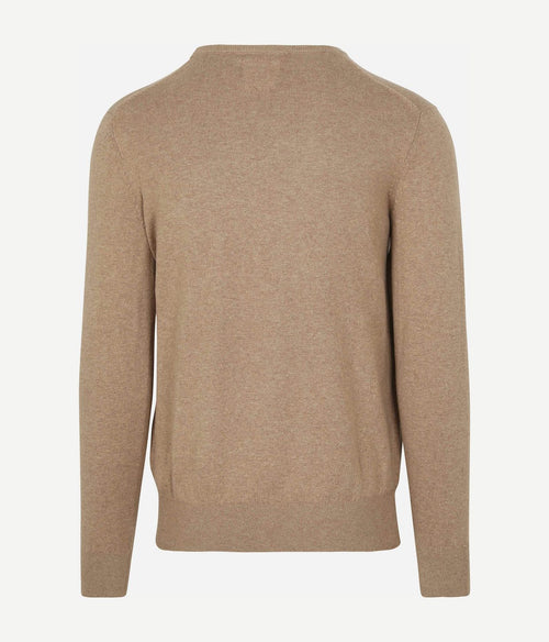 Steppin' Out trui cotton cashmere camel | Regular-fit