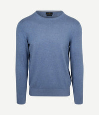 Trui cotton cashmere indigo blauw