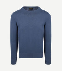 Trui cotton cashmere indigo blauw