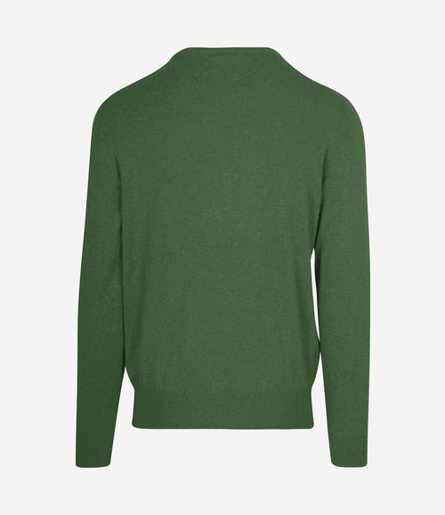 Trui cotton cashmere mid groen