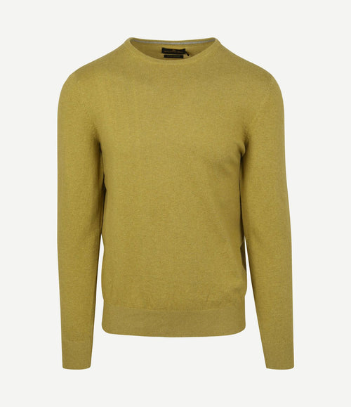 Trui cotton cashmere mosgroen