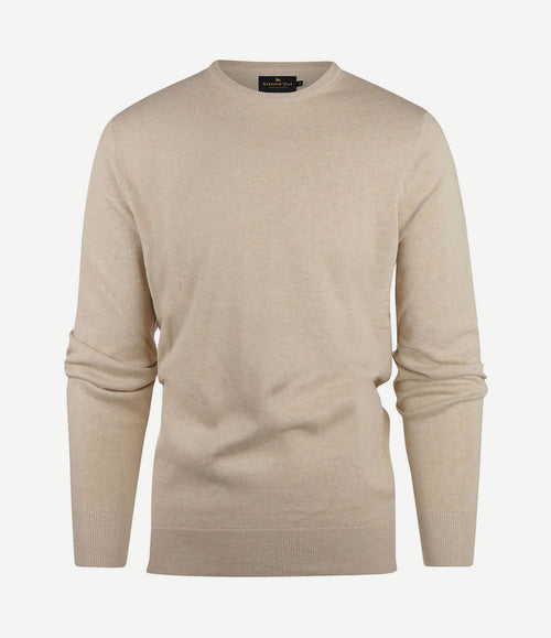 Trui cotton cashmere sand