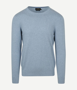 Trui cotton cashmere sky blauw