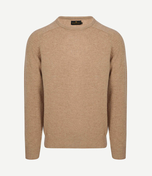 Trui lamswol beige