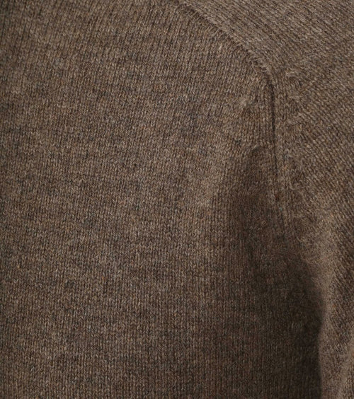 Steppin' Out trui lamswol bruin | Regular-fit