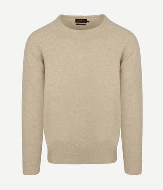 Steppin' Out trui lamswol greige | Regular-fit