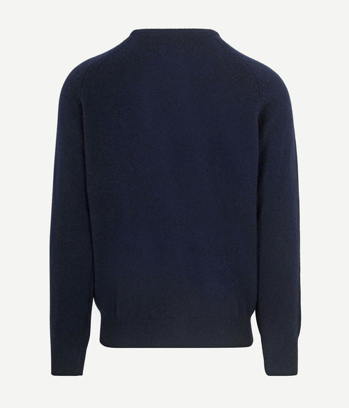 Steppin' Out trui lamswol donkerblauw | Regular-fit