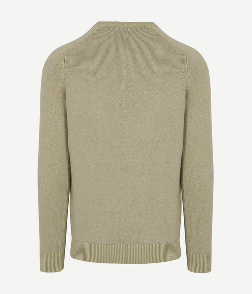 Fine knit trui sage groen