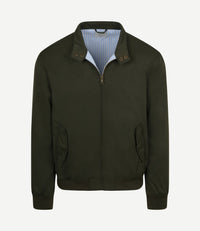 Turbo twill jacket donkergroen
