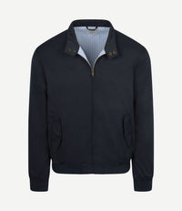 Turbo twill jacket donkerblauw