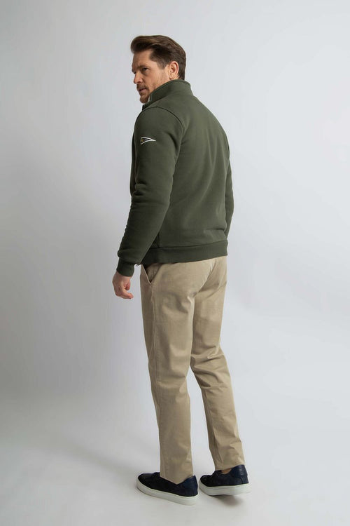 Steppin' Out vest teddy groen | Regular-fit
